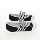 Miu Miu Ballet Shoes Canvas 36.5 Black White Auth 199940M-5