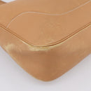 HERMES Trim 38 Shoulder Bag Leather Beige Gold Auth 199943A-11