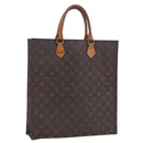 LOUIS VUITTON Monogram Sac Plat Hand Bag M51140 LV Auth 199944-1