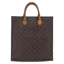 LOUIS VUITTON Monogram Sac Plat Hand Bag M51140 LV Auth 199944-2
