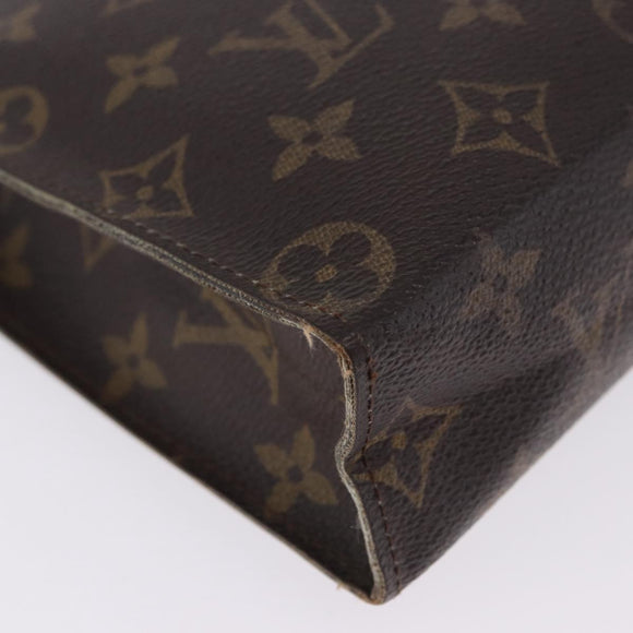 LOUIS VUITTON Monogram Poche Toilette 26 Pouch M47542 LV Auth 199945