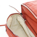 Chloe Paddington Tote Bag Leather Orange Gold Silver Auth 199949V-23