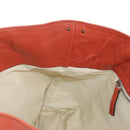 Chloe Paddington Tote Bag Leather Orange Gold Silver Auth 199949V-26