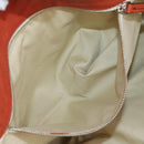 Chloe Paddington Tote Bag Leather Orange Gold Silver Auth 199949V-29