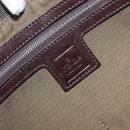 FENDI Zucca Canvas Mamma Baguette Shoulder Bag Black Brown Auth 199953A-19