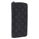 LOUIS VUITTON Monogram Eclipse Zippy Wallet Vertical Wallet M62295 Auth 199958M-1