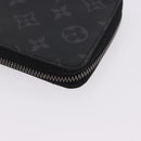 LOUIS VUITTON Monogram Eclipse Zippy Wallet Vertical Wallet M62295 Auth 199958M-16