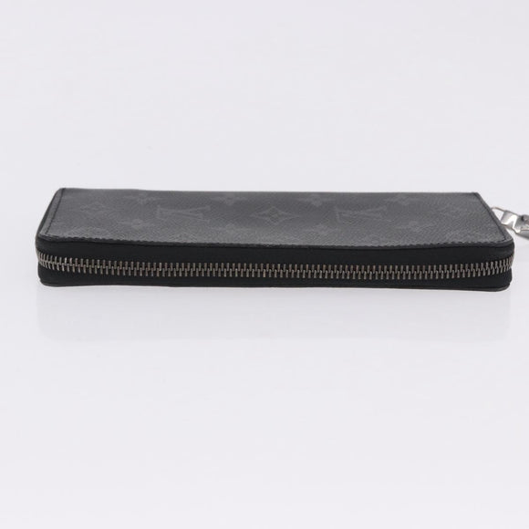LOUIS VUITTON Monogram Eclipse Zippy Wallet Vertical Wallet M62295 Auth 199958M