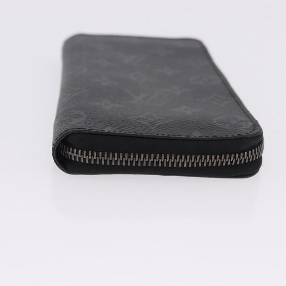 LOUIS VUITTON Monogram Eclipse Zippy Wallet Vertical Wallet M62295 Auth 199958M