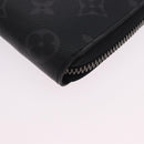 LOUIS VUITTON Monogram Eclipse Zippy Wallet Vertical Wallet M62295 Auth 199958M-14