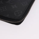 LOUIS VUITTON Monogram Eclipse Zippy Wallet Vertical Wallet M62295 Auth 199958M-15