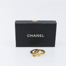 CHANEL Brooch metal Gold Tone CC Auth 199959V-9