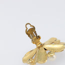 CHANEL Earring metal Gold Tone CC Auth 199960V-8
