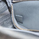 Christian Dior Lady Delight Hand Bag Canvas 2way Gray Gold Auth 199963SAM-11