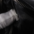PRADA Hand Bag Soft Padded Nappa leather 2way Black Silver Auth 199964SAM-23