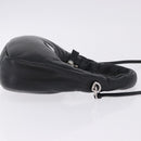 PRADA Hand Bag Soft Padded Nappa leather 2way Black Silver Auth 199964SAM-4