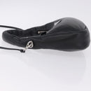PRADA Hand Bag Soft Padded Nappa leather 2way Black Silver Auth 199964SAM-5