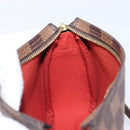 LOUIS VUITTON Damier Ebene Trousse Makeup Pouch N51982 LV Auth 199967A-19