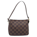 LOUIS VUITTON Damier Ebene Trousse Makeup Pouch N51982 LV Auth 199967A-13