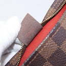 LOUIS VUITTON Damier Ebene Trousse Makeup Pouch N51982 LV Auth 199967A-12