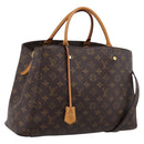 LOUIS VUITTON Monogram Montaigne GM Hand Bag 2way M41067 LV Auth 199969V-1