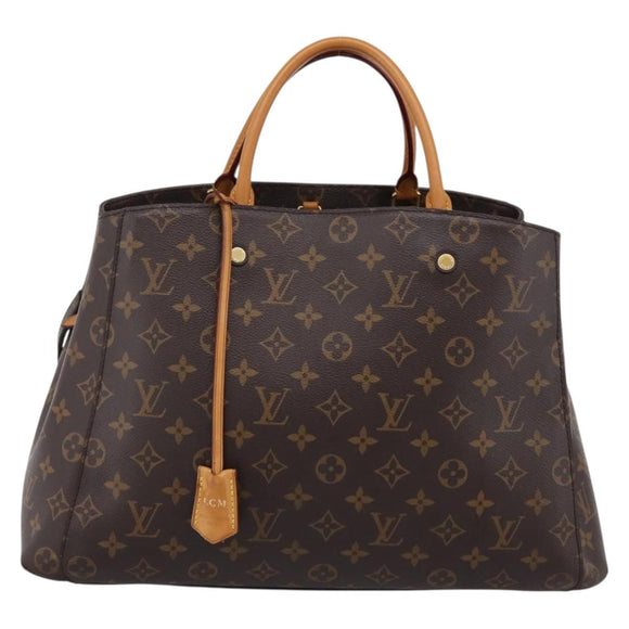 LOUIS VUITTON Monogram Montaigne GM Hand Bag 2way M41067 LV Auth 199969V