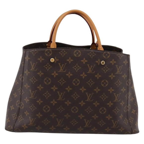 LOUIS VUITTON Monogram Montaigne GM Hand Bag 2way M41067 LV Auth 199969V