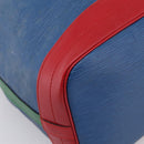 LOUIS VUITTON Epi Tricolor Noe Shoulder Bag Blue Red Green M44082 LV Auth 199974-14