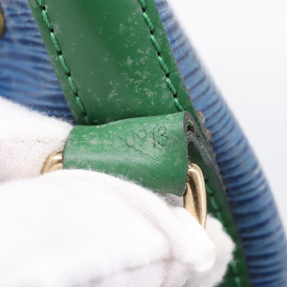 LOUIS VUITTON Epi Tricolor Noe Shoulder Bag Blue Red Green M44082 LV Auth 199974