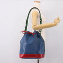 LOUIS VUITTON Epi Tricolor Noe Shoulder Bag Blue Red Green M44082 LV Auth 199974-19