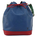 LOUIS VUITTON Epi Tricolor Noe Shoulder Bag Blue Red Green M44082 LV Auth 199974-13