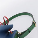 LOUIS VUITTON Epi Tricolor Noe Shoulder Bag Blue Red Green M44082 LV Auth 199974-8