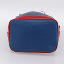 LOUIS VUITTON Epi Tricolor Noe Shoulder Bag Blue Red Green M44082 LV Auth 199974-5