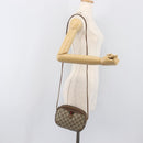 GUCCI GG Supreme Web Sherry Line Bag PVC Beige Gold 89 02 066 Auth 199976-22