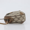 GUCCI GG Supreme Web Sherry Line Bag PVC Beige Gold 89 02 066 Auth 199976-4