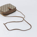 GUCCI GG Supreme Web Sherry Line Bag PVC Beige Gold 89 02 066 Auth 199976-7