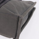 HERMES Fourre Tout PM Hand Bag cotton Gray Silver Auth 199978-11