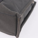 HERMES Fourre Tout PM Hand Bag cotton Gray Silver Auth 199978-13