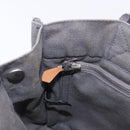 HERMES Fourre Tout PM Hand Bag cotton Gray Silver Auth 199978-19