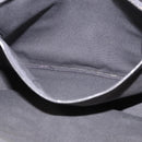 HERMES Fourre Tout PM Hand Bag cotton Gray Silver Auth 199978-20