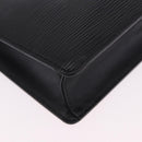 LOUIS VUITTON Epi Pochette Homme Clutch Bag Black M52522 LV Auth 199979-15