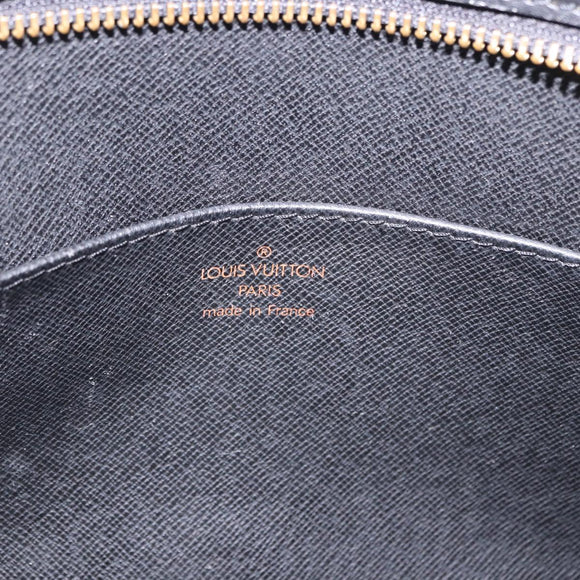 LOUIS VUITTON Epi Pochette Homme Clutch Bag Black M52522 LV Auth 199979