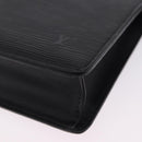 LOUIS VUITTON Epi Pochette Homme Clutch Bag Black M52522 LV Auth 199979-14