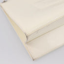 GUCCI Shoulder Bag Patent leather White Silver 001 1013 3037 Auth 199981-11