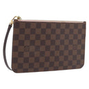 LOUIS VUITTON Damier Ebene Neverfull MM Pouch LV Auth 199983-1