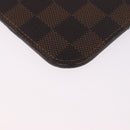 LOUIS VUITTON Damier Ebene Neverfull MM Pouch LV Auth 199983-15