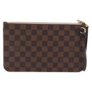 LOUIS VUITTON Damier Ebene Neverfull MM Pouch LV Auth 199983-2