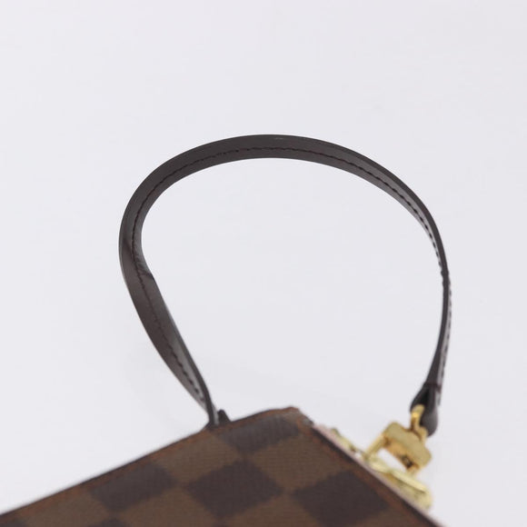 LOUIS VUITTON Damier Ebene Neverfull MM Pouch LV Auth 199983