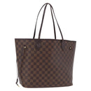 LOUIS VUITTON Damier Ebene Neverfull MM Tote Bag N51105 LV Auth 199984-1