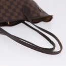LOUIS VUITTON Damier Ebene Neverfull MM Tote Bag N51105 LV Auth 199984-10
